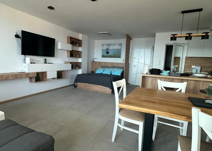 公寓 Elegant With Sea View In Saint Vlas *